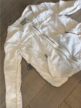 Lucky brand White Zip-Up Jacket